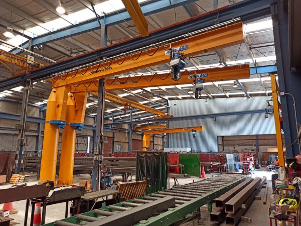 Three 2.5t x 10m ABUS jib cranes to a premier engineering company in ...